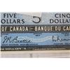 Image 2 : Canadian Five Dollar Bill - 1954