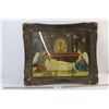 Image 1 : Framed Religious Picture - 25" x 21"