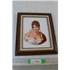 Image 1 : Framed Monreau Porcelain Art Piece - 13" x 11"