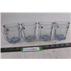 Image 1 : Set of (4) Fire King Saphire Blue Philbe/Coffee Mugs