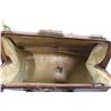 Image 2 : Antique Leather Doctor's Case With Key 16" x 8" x 11"