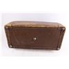 Image 3 : Antique Leather Doctor's Case With Key 16" x 8" x 11"