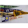 Image 2 : (6) Vintage Pennants (Old Fort Henry, Horse Shoe Falls, Victoria)