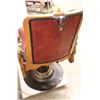 Image 4 : * Vintage Barbers Chair (No Head Rest) - Some Wear As Pictured - 40" Tall x 28" Wide x 34" Deep
