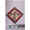Image 1 : Jimmy Austin St. Louis Browns Baseball 1914 Tobacco Blanket Felt - 5.25" x 5.25"