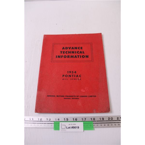 Pontiac 1956 Advance Tech Manual