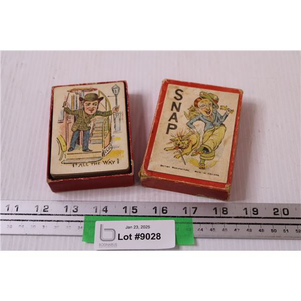 Snap Card Game in Case - Vintage