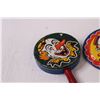 Image 2 : (2) Vintage Metal Clown Noise Makers