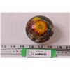 Image 1 : Dried Flower Paper Weight - Made in Canada - 2.5" x 3"