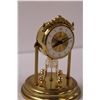 Image 2 : German Anniversary Clock - Consigner States Working - 6" x 4" - Plastic Cover