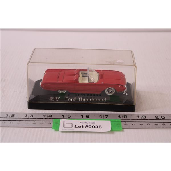 Ford Thunderbird Model Car in Case - 6" x 3" - 1:43 Scale