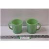 Image 1 : (2) Fire King Jadeite Mugs