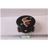 Image 1 : Asian Lacquered Keepsake Round Box w/Feet - 7"x 3.5"