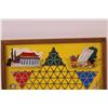 Image 2 : Vintage Chinese Checkers Board - 15" x 16"