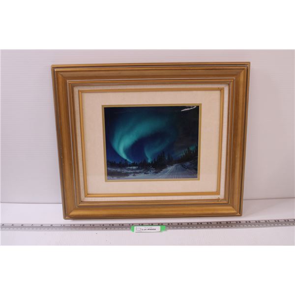 Northern Lights Print in Frame - 19" x 16"