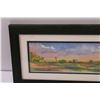 Image 2 : C. Tasche Watercolor Painting Picture in Frame - 19.5" x 7"