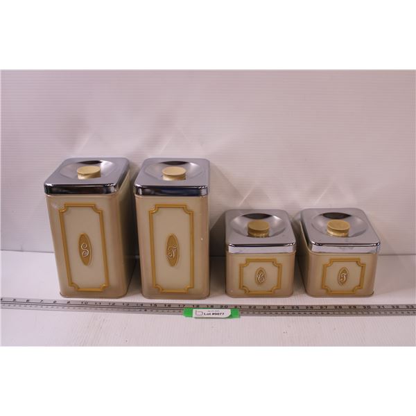 Vintage Kitchen Canister Set