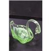 Image 3 : (2) Alta Glass Swans - 8" & 6" Tall