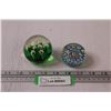 Image 1 : (2) Glass Art Paper Weights