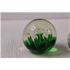Image 2 : (2) Glass Art Paper Weights