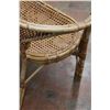Image 5 : * Rattan & Cane Sofa (Some Wear in Seat as Pictured) - 54" x 23" x 28"