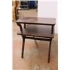 Image 4 : * MCM Two Tiered End Table (Some Wear) - 27" x 21" x 18"
