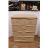 * MCM Four Drawer Dresser - 18" x 32" x 48" - Some Wear