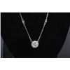 Image 5 : ^ Moissanite 1 Ct. GRA Certified Round Brilliant Cut VVS D Color Stone w/ Round Cut Cubic Zirconium 