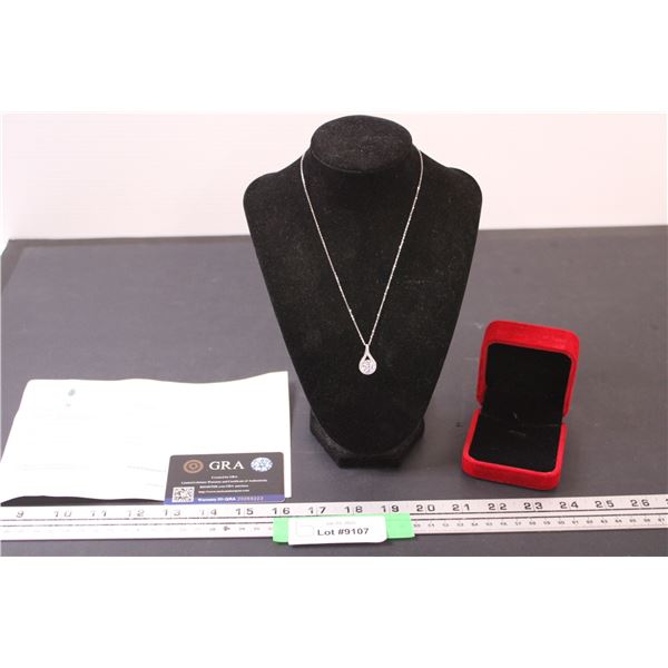 ^ Moissanite 3 Ct. GRA Certified Brilliant Round Cut VVS D Color w/ 24 Round Cut Cubic Zirconium Set