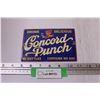 Concord Punch Metal Sign - 6" x 4"