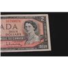Image 2 : Canadian Two Dollar Bill - 1954
