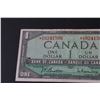 Image 3 : Canadian One Dollar Bill - 1954