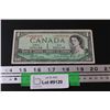 Image 1 : Canadian One Dollar Bill - 1954