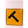 Image 2 : * Road Sign - "End of Road" - 24" x 24"