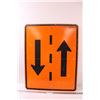 Image 1 : * Road Sign - "Two Directional Road" - 30" x 24"
