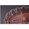 Image 2 : Pink Depression Glass Old Colony Pattern Divided Serving Plate - 13"x 10"