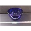 Image 1 : Cobalt Blue Glass Mixing Bowl - 11" x 6"