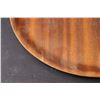 Image 2 : Walnut Round Serving Tray - 13.5" Diameter