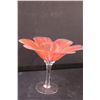 Image 4 : Flower Artisan Glass Candy Dish - 7" x 9"
