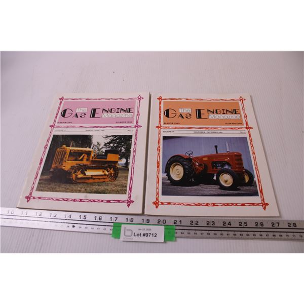 (2) Gas Engine Magazines - 1980's Editions
