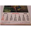 Image 3 : January 1976 Pin-up Jungle Girl Wall Calendar - 22" x 12" - Leask, SK