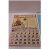 Image 2 : (2) Vintage Wall Calendars From Blaine Lake: 1966 Drug Store & 1981 Esso Kasun