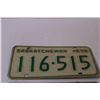 Image 2 : Saskatchewan 1970 Pair of License Plates