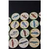 Image 3 : (27) Jello Wheel Coins - Transportation Editions - Assorted