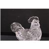 Image 2 : Hen on Nest - Clear Glass - 8.5" x 6"