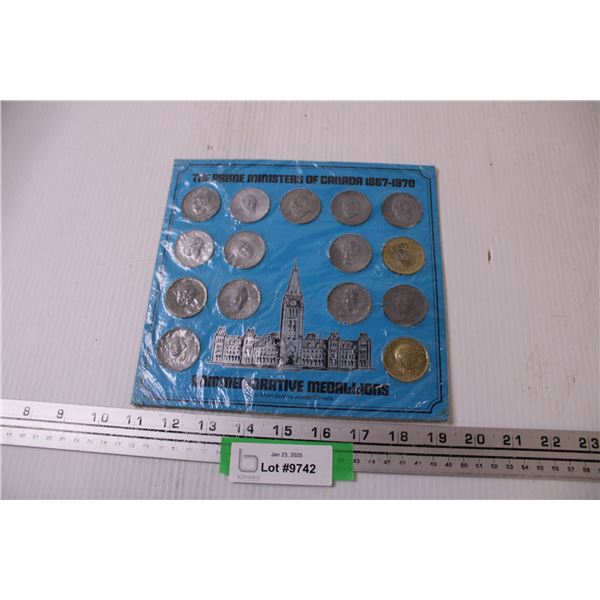 Canadian Medallions Coin Collection - 1970 Edition