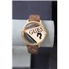 Image 2 : Guess Watch w/ Leather Strap (May Need Battery) Has Case