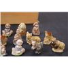 Image 3 : (15) Red Rose Tea Figurines w/Small Wood Crate