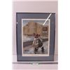 Image 1 : "Practice Makes Perfect" Kid in Saskatoon Blades Jersey Print in Frame by Kal Barteski - 18" x 23"