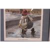 Image 2 : "Practice Makes Perfect" Kid in Saskatoon Blades Jersey Print in Frame by Kal Barteski - 18" x 23"